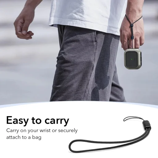 Apple AirPods Pro 3 Titán ESR Orbit Hybrid HaloLock tok - 7