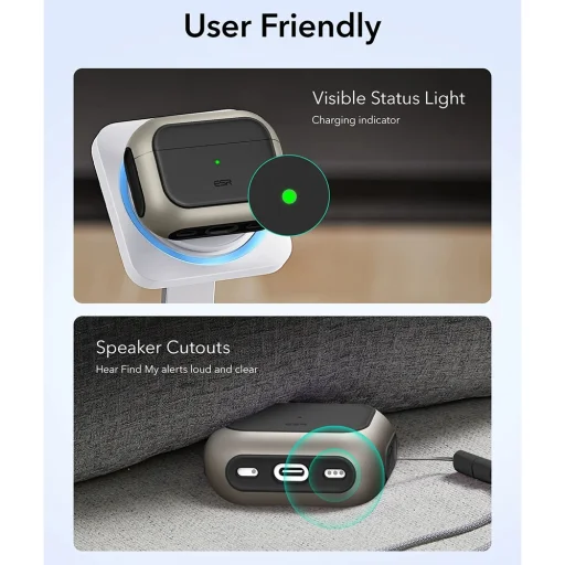 Apple AirPods Pro 3 Titán ESR Orbit Hybrid HaloLock tok - 8