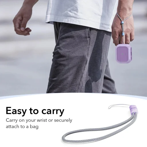 Apple AirPods Pro 3 ESR Orbit Hybrid HaloLock - Levendula tok - 8