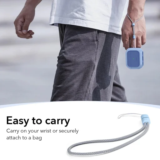 Apple AirPods Pro 3 - Powder Blue ESR - Orbit Hybrid HaloLock tok - 7