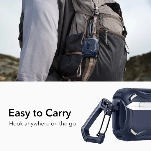 Apple AirPods Pro 3 Kék ESR - Cyber FlickLock HaloLock tok - 3