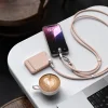 Satechi OntheGo Crossbody Lanyard Cable - Desert Rose thumbnail