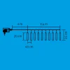 Home G 10201 LED-es jégcsap fényfüzér, 3,33x0,21 m / 200 db hidegfehér LED, 10 db jégcsap, átlátszó vezeték, fényjáték, hálózati adapter, kül- és beltéri kivitel thumbnail