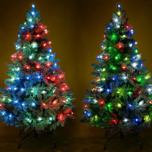 Home ML 112 RGB micro LED-es fényfüzér, 10 m / 100 db RGB micro LED, 12 fényprogram, távirányító, USB csatlakozó, kül- és beltéri kivitel - 1