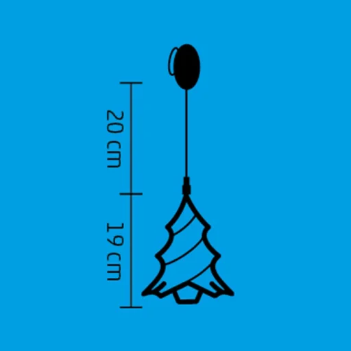 Home KID 412 karácsonyfa ablakdísz, 8 db LED, öntapadós elemtartó - 2