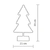 Home KAD 19 PINE karácsonyfa asztaldísz, 20 db LED, ABS műanyag, 21 x 39 cm thumbnail
