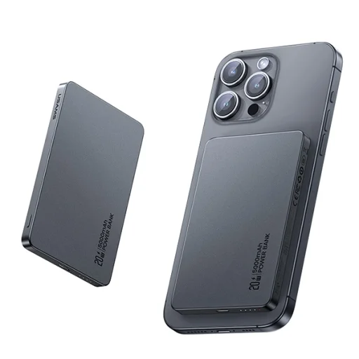 USAMS Induction powerbank 5000mAh 20W PD Fast Charge white CY Series 5KCD23103 (US-CD231) - 2