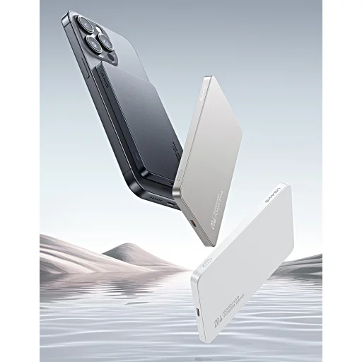 USAMS Induction powerbank 5000mAh 20W PD Fast Charge white CY Series 5KCD23103 (US-CD231) - 7