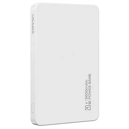 USAMS Induction powerbank 5000mAh 20W PD Fast Charge white CY Series 5KCD23103 (US-CD231) - 1