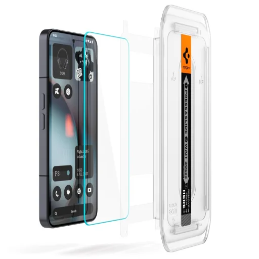  Nothing Phone 3 Átlátszó Spigen Glas.tr ”ez Fit” Edzett üveg 2 darabos üvegfólia - 7
