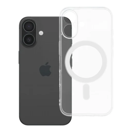 Priehľadné 2 mm hrubé puzdro pre iPhone 16, kompatibilné s MagSafe (s ochranou fotoaparátu) - 3