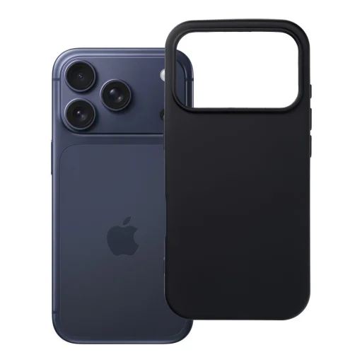 iPhone 17 Pro čierny silikónový obal - 11