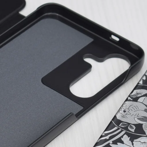 Samsung Galaxy S25 FE Fekete Techsuit eFold Series tok - 3