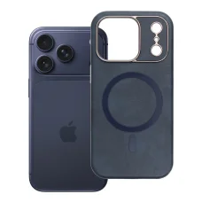  iPhone 18 Pro / 17 Pro Sötétkék Gentleman Mag Cover MagSafe kompatibilis védőtok