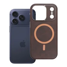 iPhone 18 Pro / 17 Pro hnedé puzdro Gentleman Mag Cover kompatibilné s MagSafe