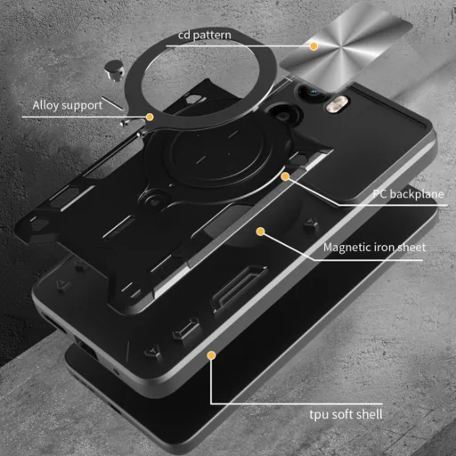 Motorola Moto G05 / E15 Fekete Techsuit CamGuard Pro tok - 6