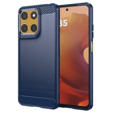 Motorola Moto G15 / G15 Power Kék Techsuit - Carbon Silicone tok