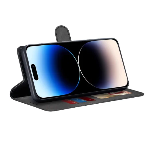 iPhone 14 Pro Fekete Techsuit Diary Book tok - 2