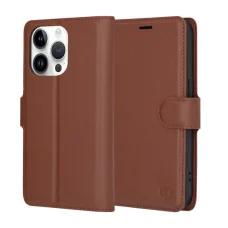 Apple iPhone 14 Pro Barna Techsuit Leather Folio tok