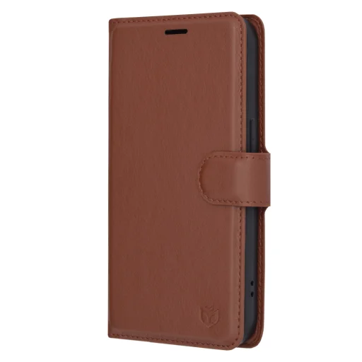 Apple iPhone 14 Pro Barna Techsuit Leather Folio tok - 4
