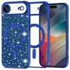 iPhone 17 Air Techsuit - Luxury Glitter MagSafe - Deep Blue tok thumbnail