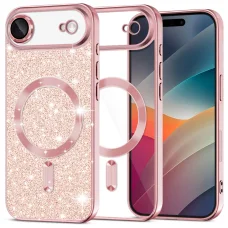 iPhone 17 Air Rose Gold Techsuit Luxury Glitter MagSafe tok