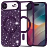 iPhone 17 Air - Deep Purple Techsuit - Luxury Glitter MagSafe tok thumbnail