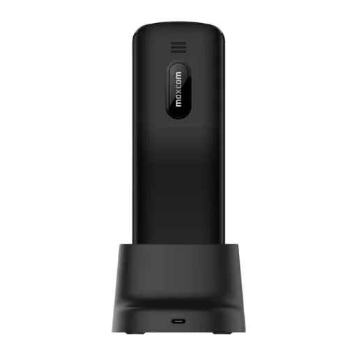 Mobiltelefon - MAXCOM MM 34D 4G FEKETE + töltő dokkoló - 2