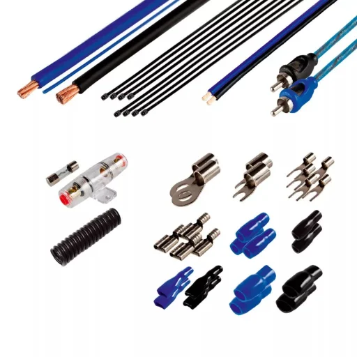 SAL SA 333 autó-HiFi kábel szett, 1000 W, 80 A, 20 mm2 42 darabos - 1