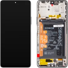 LCD kijelző modul Honor X9 5G / Magic4 Lite, akkumulátorral, éjfekete