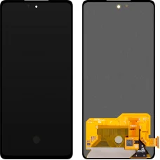 LCD Kijelzőmodul Samsung Galaxy S20 FE 5G G781 / S20 FE G780 készülékhez, keret nélkül, fekete