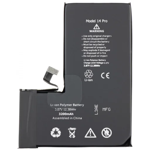 Akkumulátor Apple iPhone 14 Pro-hoz, 3200mAh kapacitás - 1