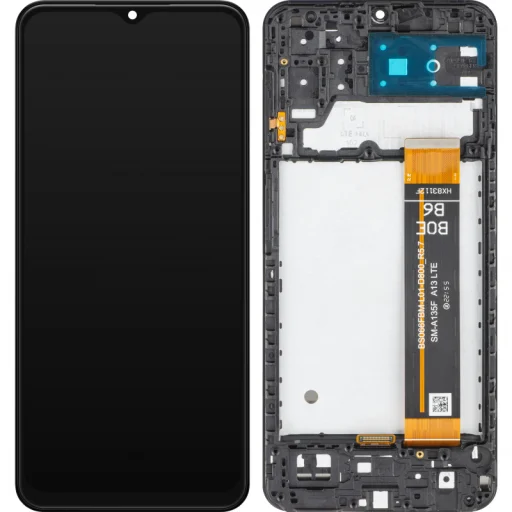 LCD kijelzőmodul MP Samsung Galaxy A13 A135 / A13 A137 / M13 M135 készülékhez, Utángyártott, Fekete - 1