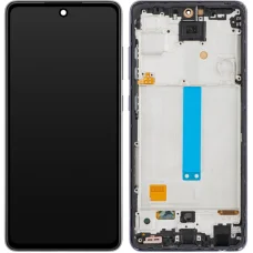 LCD Kijelző Modul MP Samsung Galaxy A52 5G A526 / A52 A525 / A52s 5G A528, Utángyártott, Fekete