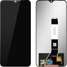 LCD kijelző modul MP tok Xiaomi Poco M3 / Redmi 9T / Note 9 4G készülékhez, keret nélkül, utángyártott, fekete