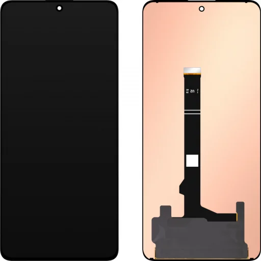 LCD kijelző modul MP Xiaomi Poco X6 / Redmi Note 13 Pro 5G-hez, OLED verzió, keret nélkül, utángyártott, fekete - 1