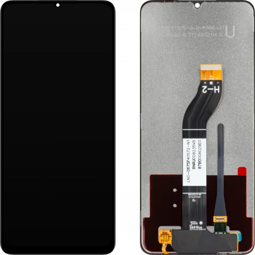 LCD kijelzőmodul MP Xiaomi Redmi 13C / 13C 5G / 13R / Poco C65 / M6, keret nélkül, utángyártott, fekete - 1