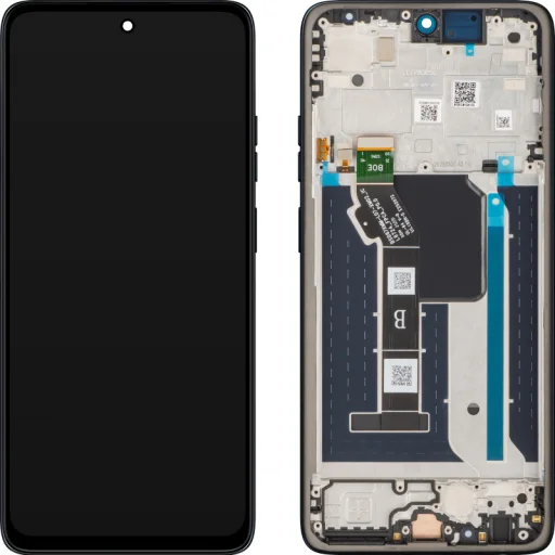 LCD kijelzőmodul Motorola Moto G56-hoz, Fekete Oyster - 1