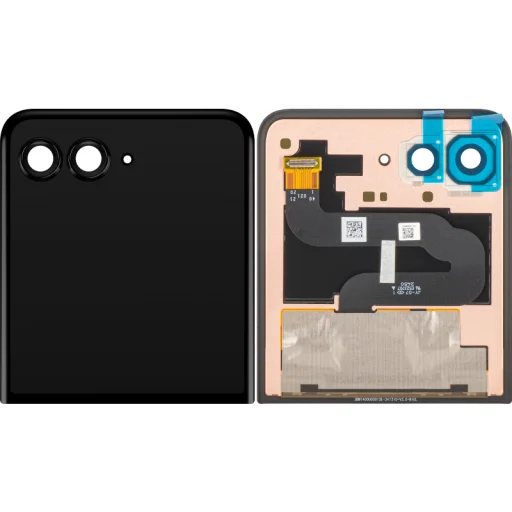 Motorola Razr 60 Ultra LCD kijelzőmodul, külső, keret nélkül, fekete kijelzőmodul - 1