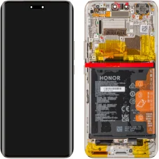 LCD Kijelzőmodul Honor Magic6 Pro-hoz, akkumulátorral, arany