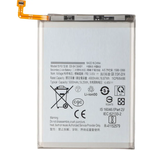 Akkumulátor EB-BA136ABY Samsung Galaxy A13 5G A136 készülékhez, utángyártott - 1