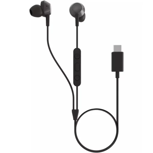Handsfree USB-C Philips, Fekete TAE5008BK/00 fülhallgató - 1