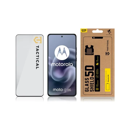 Tactical 5D üvegfólia Motorola G86 Black - 3