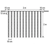 Home KSF 204/WH LED-es fényfüggöny, 2x2 m / 204 db hidegfehér LED, állófényű, fekete vezeték, sorolható, kül- és beltéri kivitel thumbnail