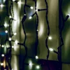 Home KSF 204/WH LED-es fényfüggöny, 2x2 m / 204 db hidegfehér LED, állófényű, fekete vezeték, sorolható, kül- és beltéri kivitel thumbnail