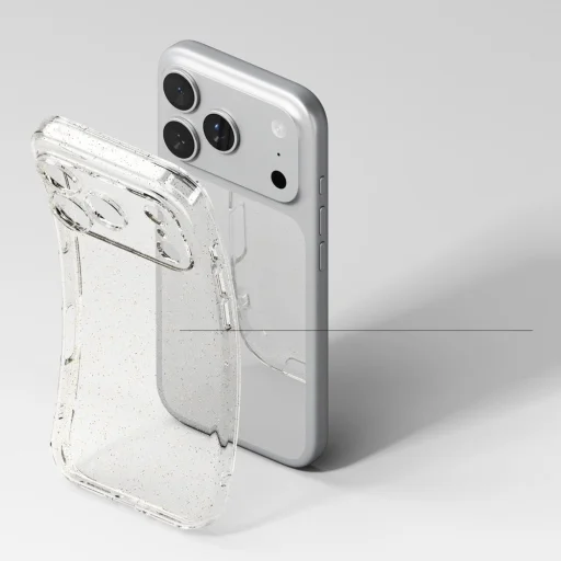 iPhone 17 Pro Max Ringke Air Glitter Clear tok - 4