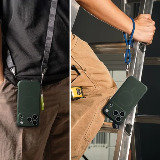 iPhone 17 Pro Ringke Onyx Magnetic Magsafe sötétzöld tok - 8