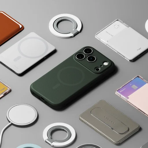 iPhone 17 Pro Ringke Onyx Magnetic Magsafe sötétzöld tok - 7