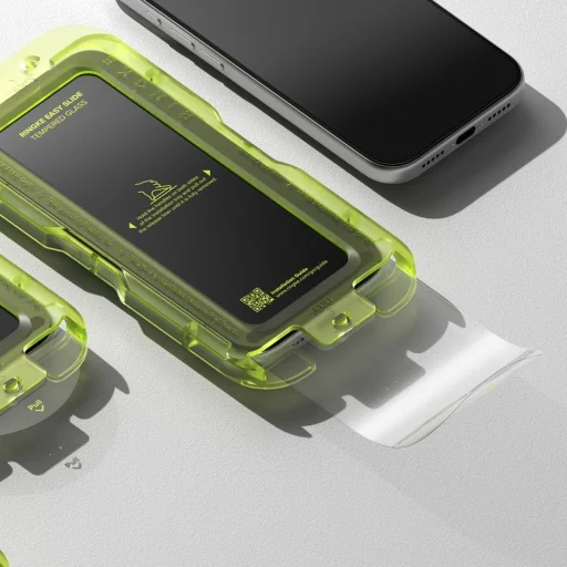 iPhone 17 Pro Max Ringke Easy Slide 2-pack fekete üvegfólia - 4