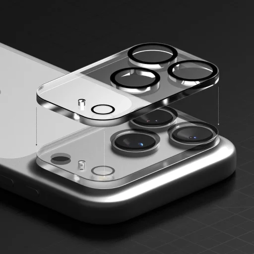 iPhone 17 Pro Ringke Kamera Teljes Borítás 2-pack üvegfólia Fekete - 6